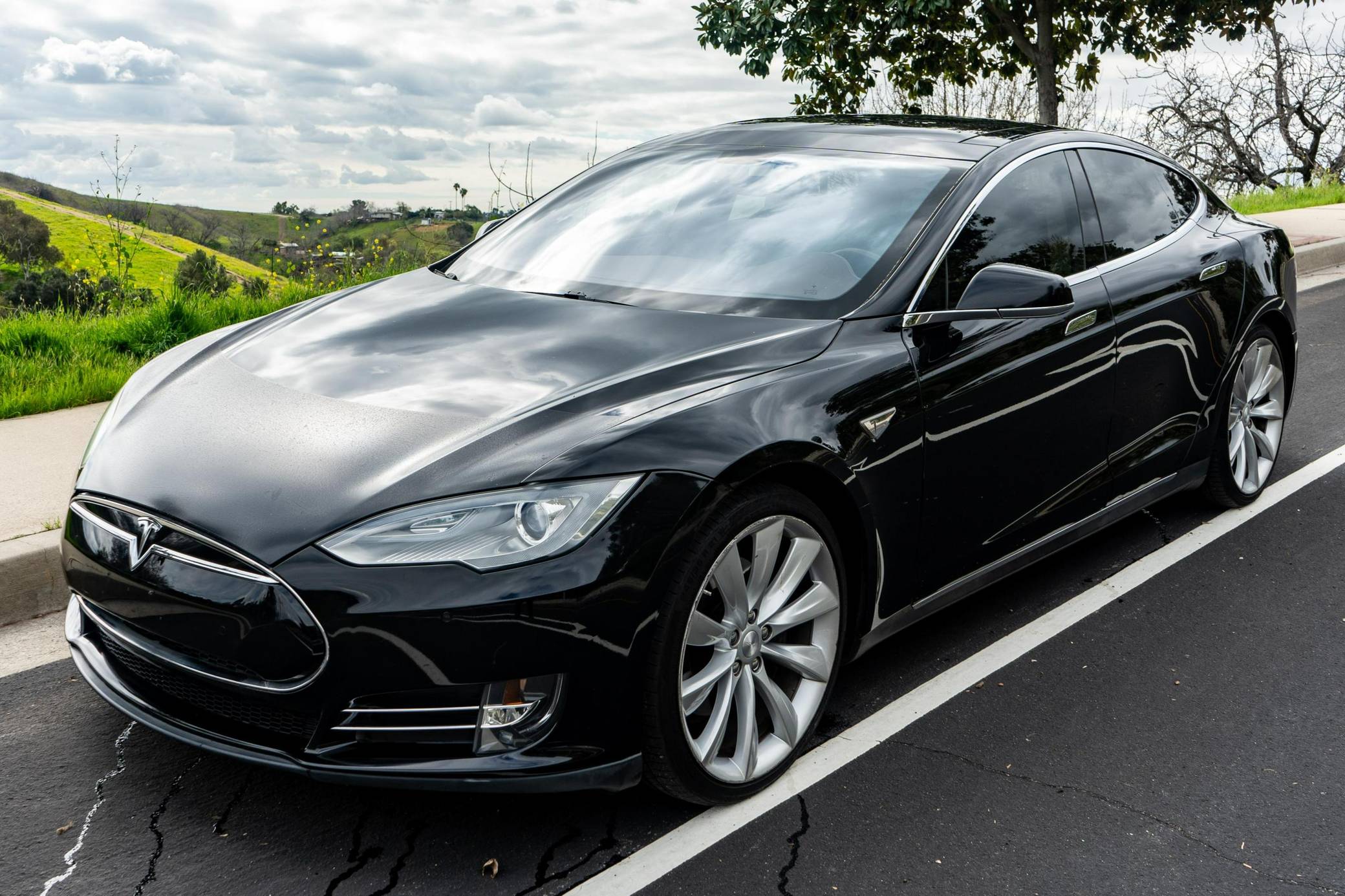 2012 Tesla Model S P85 Signature for Sale Cars Bids