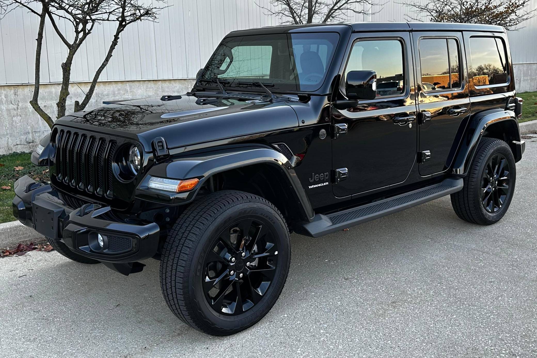 Big black jeep fashion wrangler