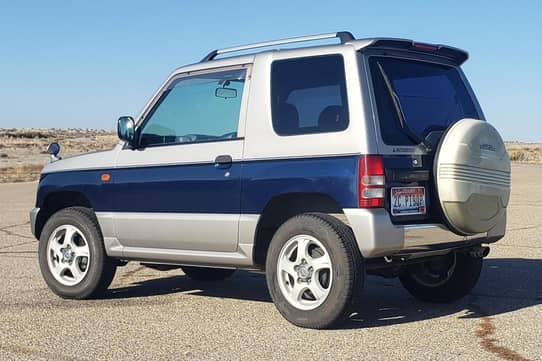 ミニカー Pajero mini Aoshima 14141 Mitsubishi Pajero Metal Top Wide XR-II 1/24