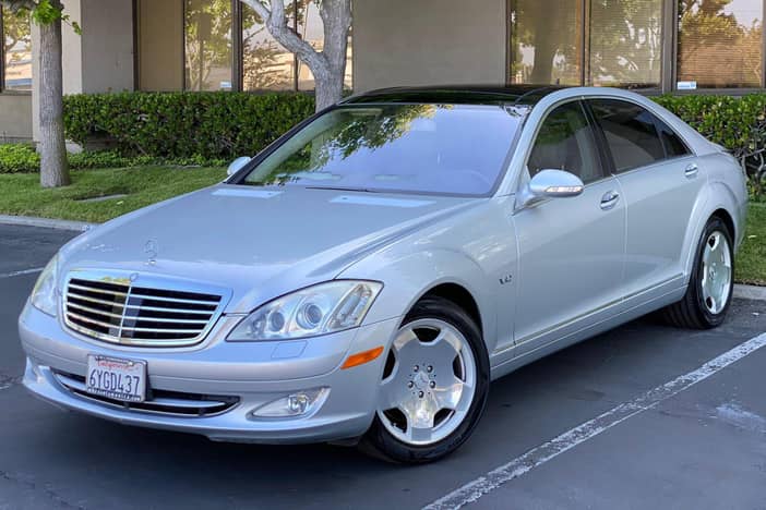 ミッションモデル　ベンツ　Mercedes-Benz S600 シルバー ミッションモデル ベンツ Mercedes-Benz S600 シルバー